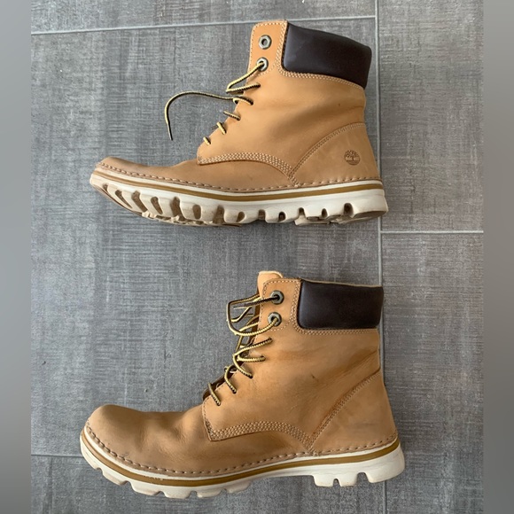 Timberland Women's Brookton 6 Inch Lace Up Boots - Wheat - Picture 4 of 7